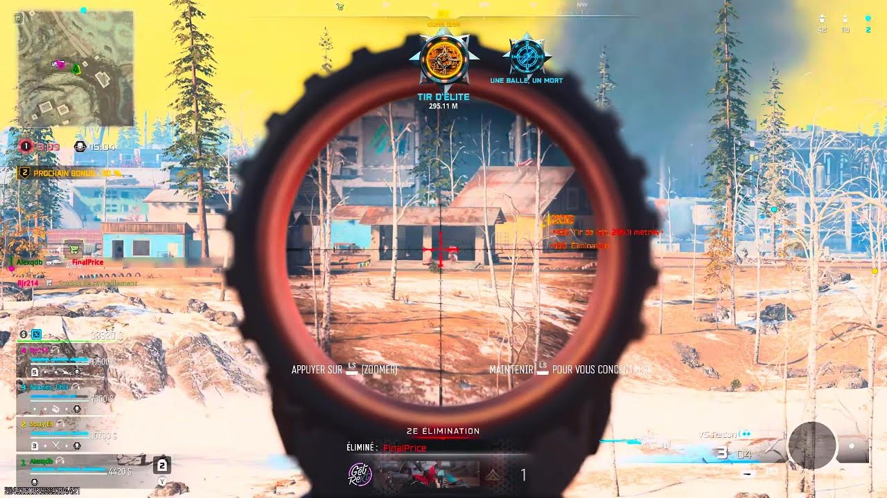 ✨Tir d’élite LÉGENDAIRE✨2 kills en 19 sec à +295 m🎯| Victoire Warzone🥇