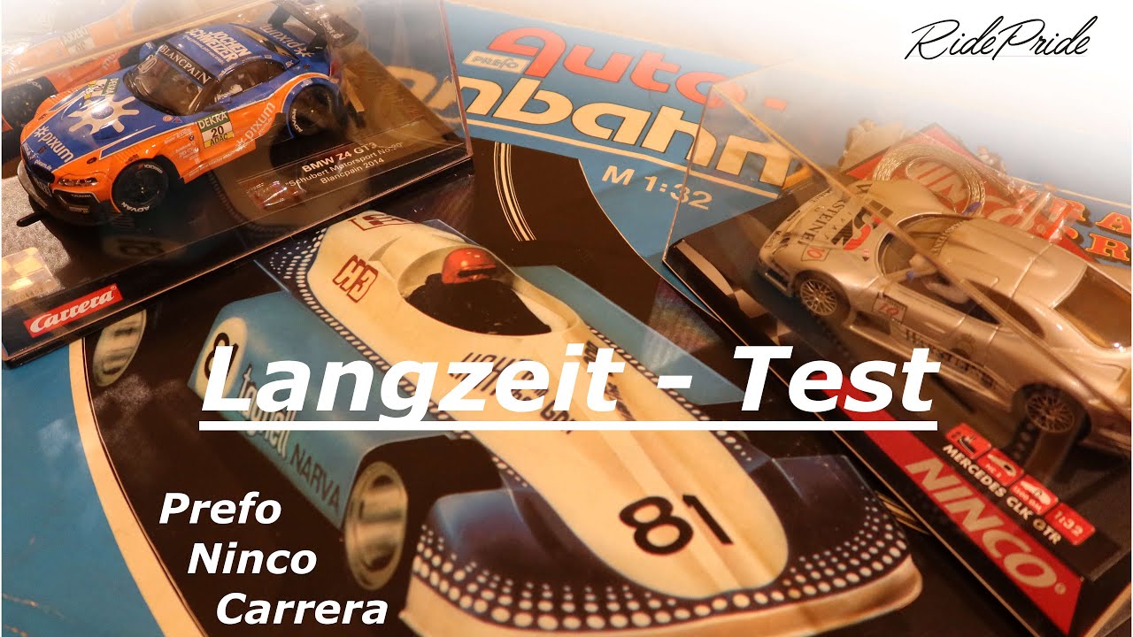 Carrera und Ninco auf Prefo Rennbahn
