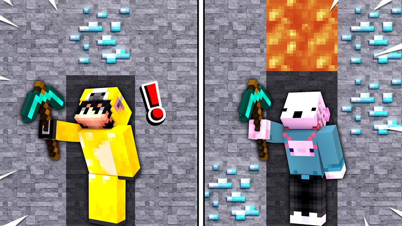 Minecraft'ta SADECE ÜSTÜMÜZÜ KAZABİLİYORUZ!