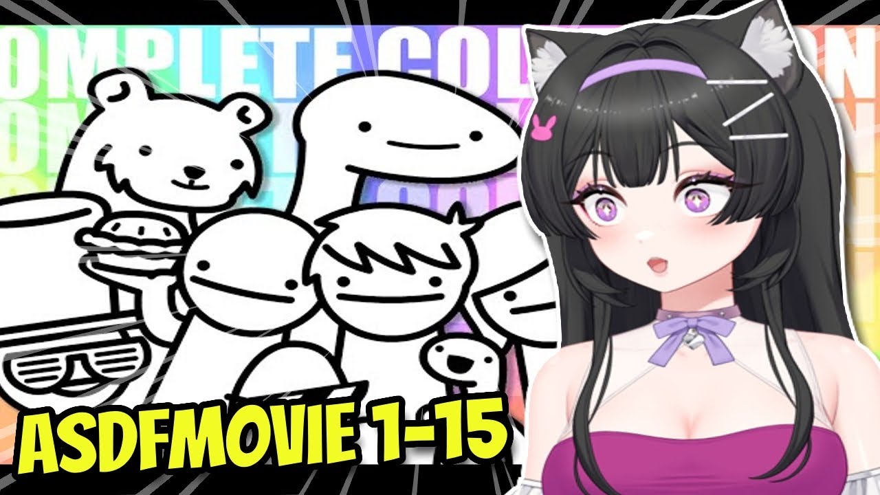 DON'T SAY TR*IN! | asdfmovie 1-15 (Complete Collection) Vtuber Reacts