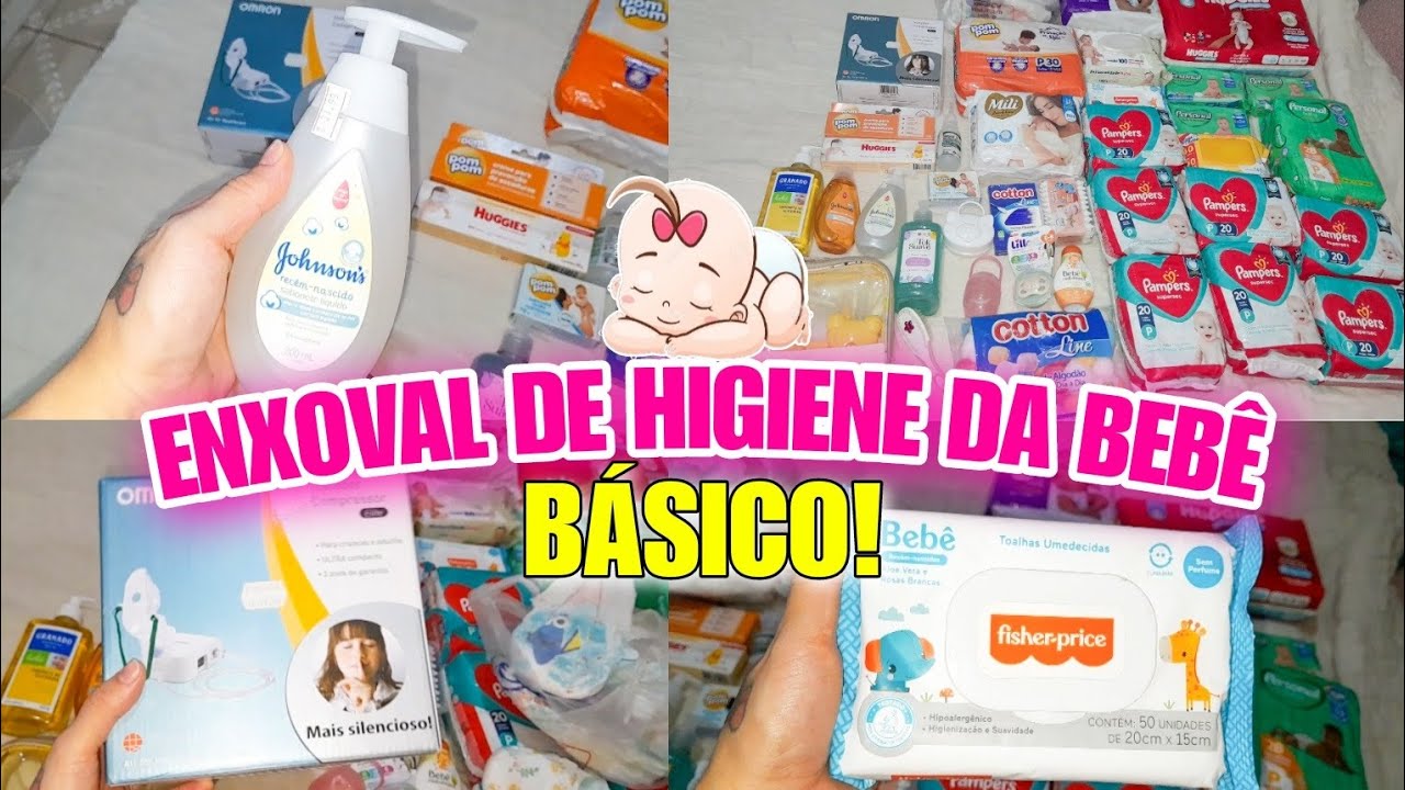 ENXOVAL DE HIGIENE DA BEBE| SÓ O BASICO