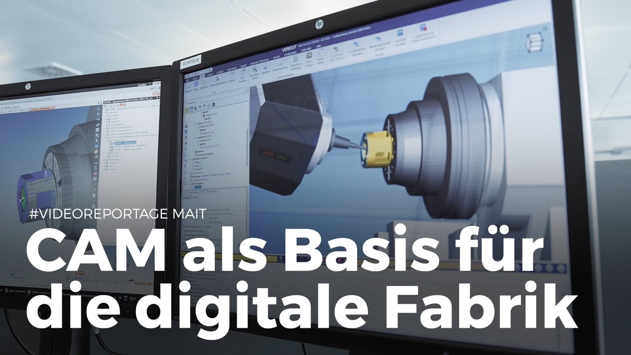 #Videoreportage: CAM als Basis f&uuml;r die Digitale Fabrik mit TopSolid7, betreut von Mait Austria