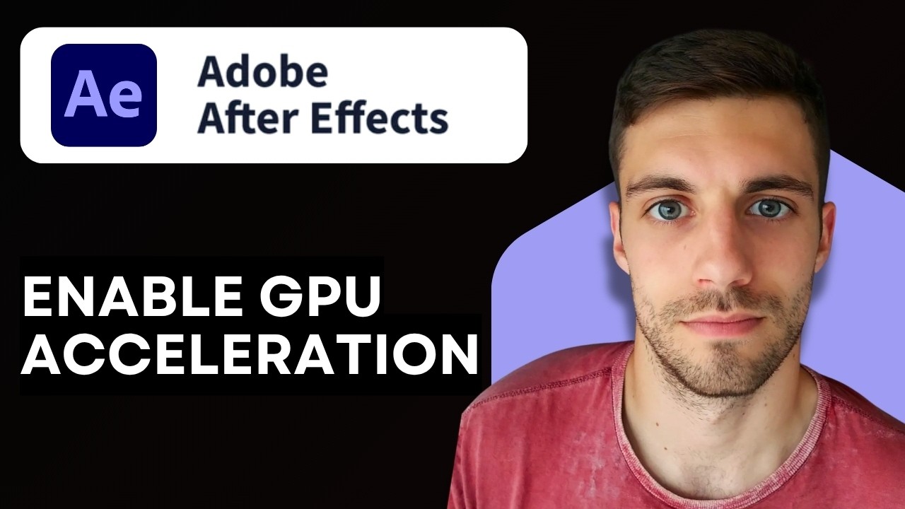 How to Enable GPU Acceleration in After Effects 2026 (Beginner Guide)