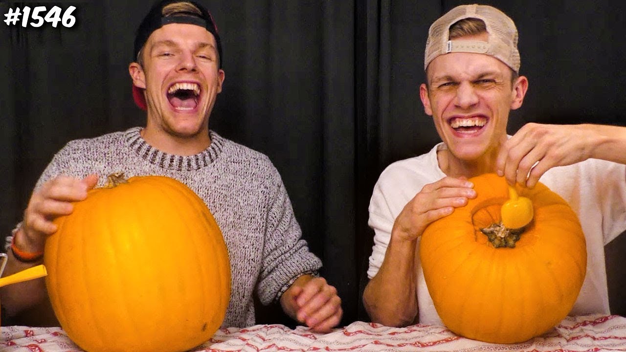 HALLOWEEN POMPOEN MAKEN! - ENZOKNOL VLOG #1546