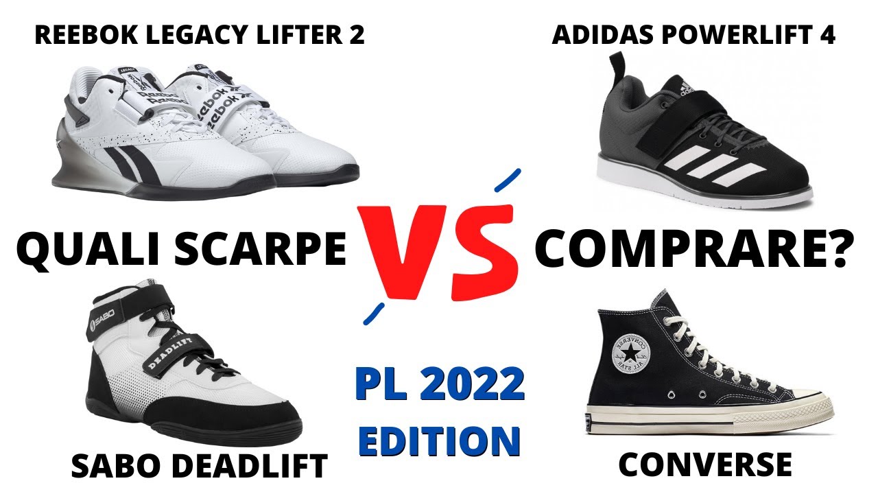 QUALI SCARPE COMPRARE PER IL POWERLIFTING | SCARPE DA SQUAT PANCA E STACCO DA TERRA