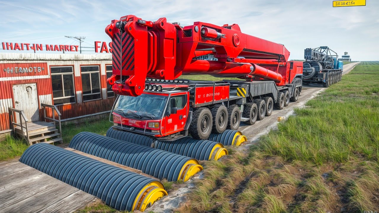 SnowRunner - Mod Truck Vs Extreme Broken Road With Gaint Speed Bumps | Driver Skills Gameplay #14