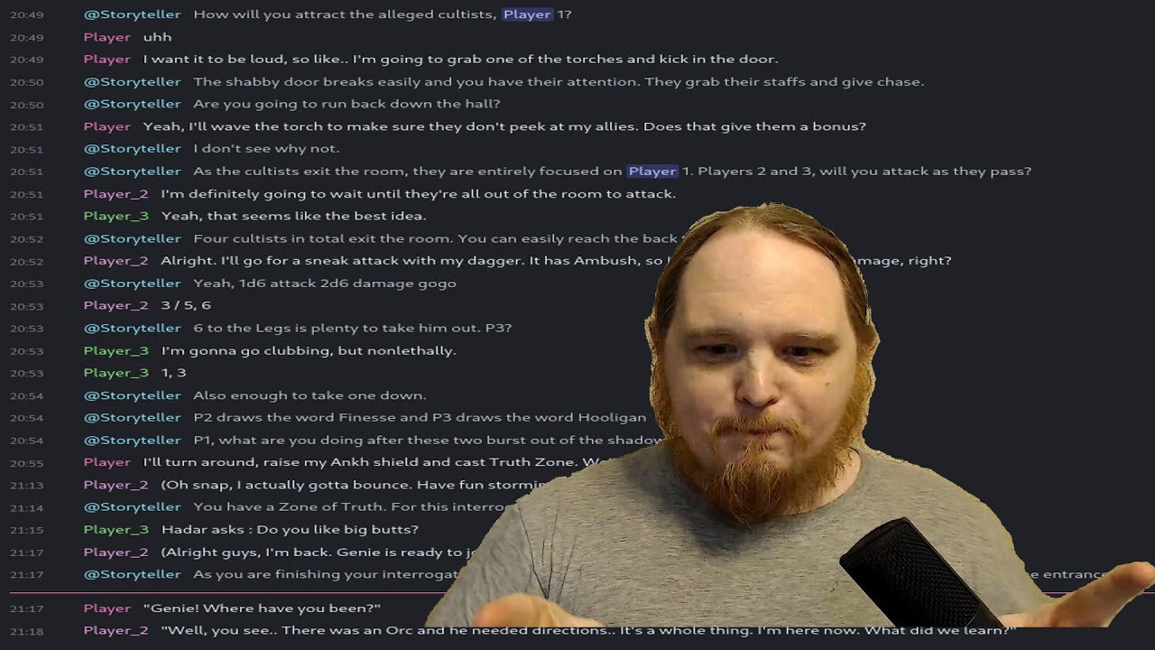 TTRPGs : Text is NOT Play by Post!!