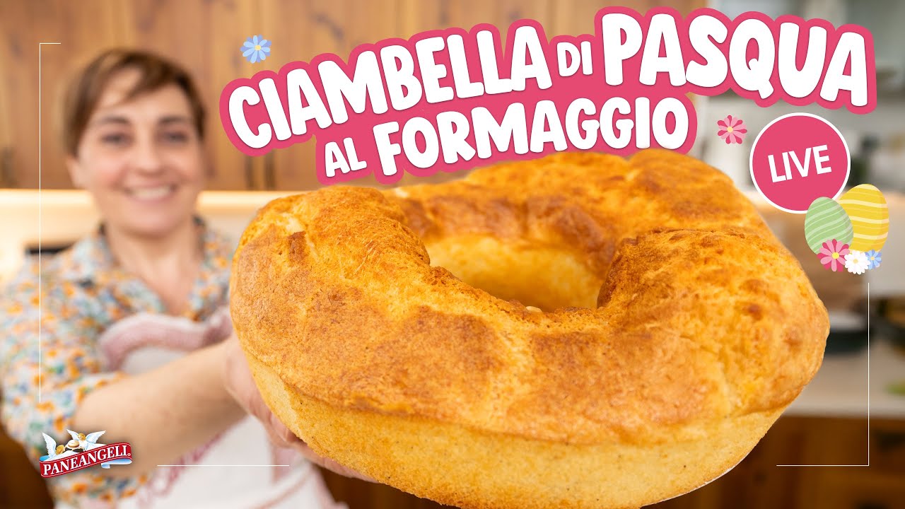 CIAMBELLA DI PASQUA AL FORMAGGIO - Ricetta in Diretta Fatto in Casa da Benedetta