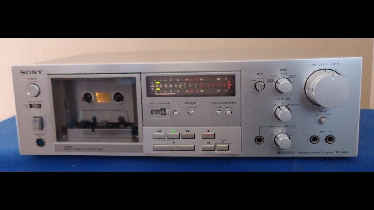 Sony TC-K61 Stereo Cassette Deck     ___________ sn: 807187