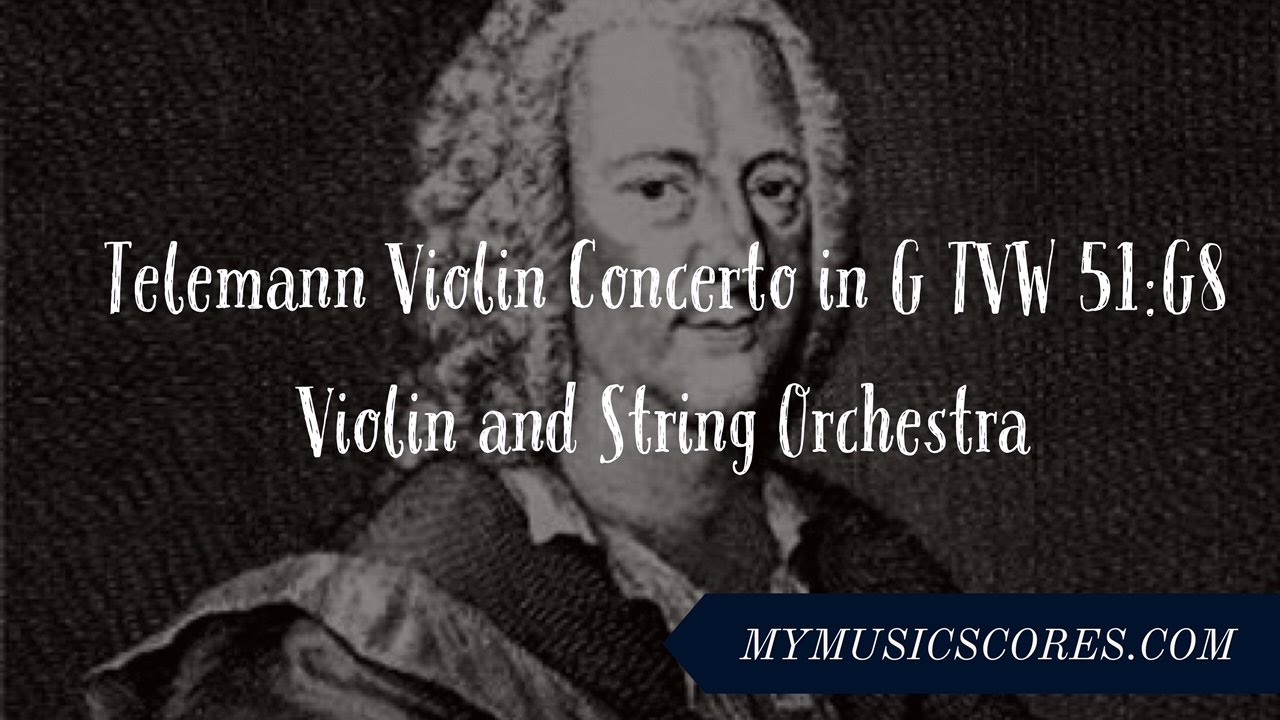 Telemann Violin Concerto In G