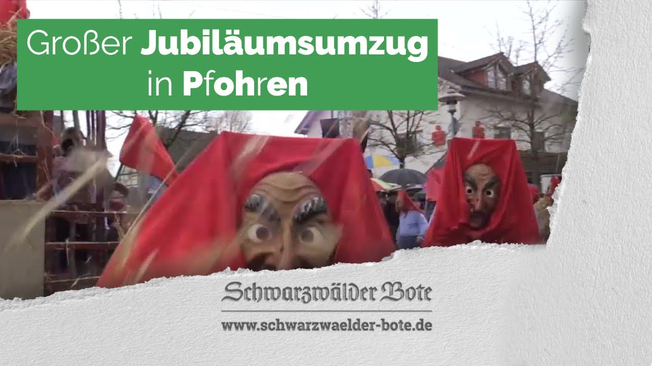 Donaueschingen-Pfohren: Umzug krönt Narrentreffen