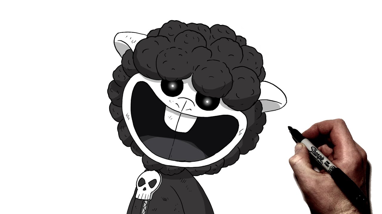 How To Draw Baba Chops | Step By Step | Poppy Playtime 4