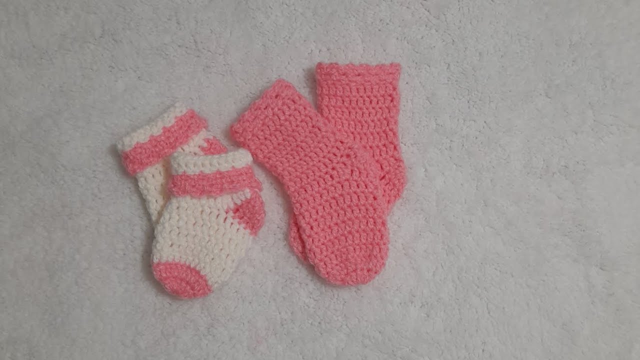 Calcetines en Crochet para Bebés /Paso a Paso