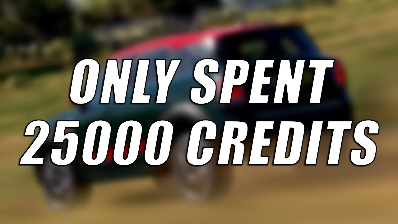 I GOT TOP 1000 IN THE WORLD ONLY SPENDING 25000 CREDITS ON FORZA HORIZON 5