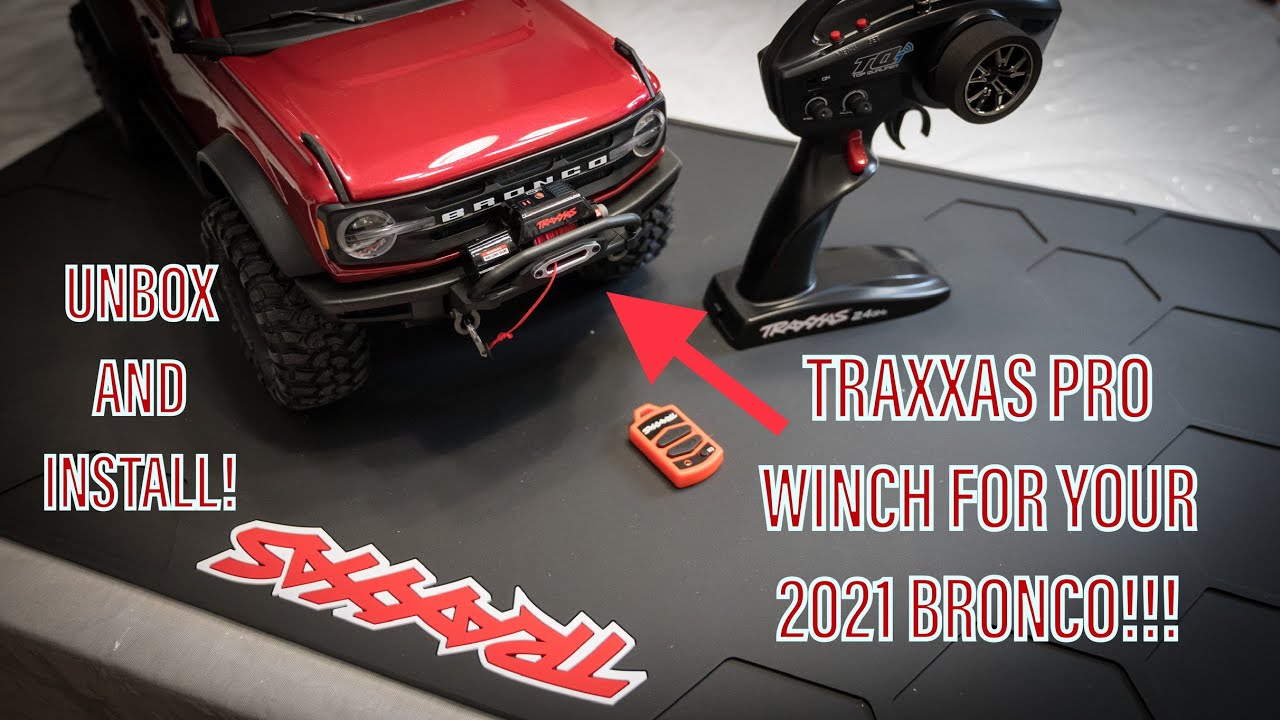 Traxxas Pro Scale Winch for your 2021 Bronco!!! Unbox and Detailed Install!!!