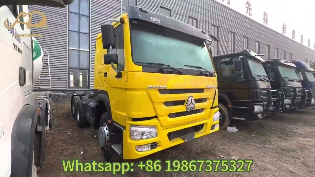 Second Hand Sinotruk HOWO 6x4 Tractor Truck Used HOWO 375 Truck Head In Good Condition