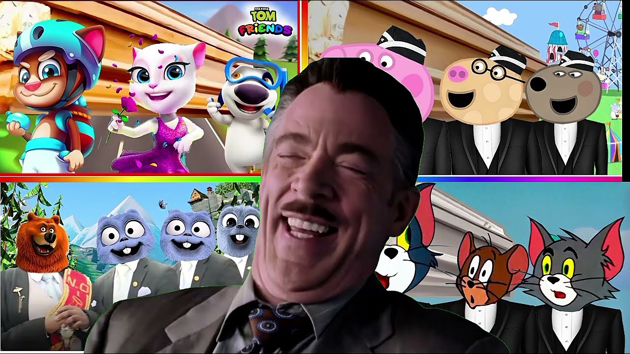 Tom 🐱 🆚 Pegga Pig 🐷 🆚 Grizzy 🐻 and Lemingis 🐹 🆚 Tom 🐱 and Jerry 🐭 | Coffin dance 🪩