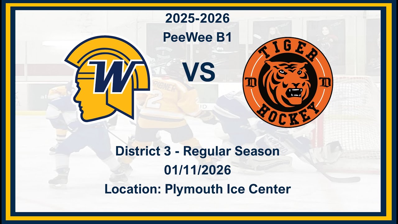 Wayzata PeeWee B1 [Gold] vs Delano (01/11/2026)