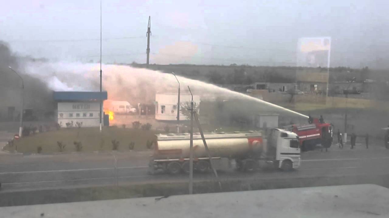 Взрыв на газовой заправке