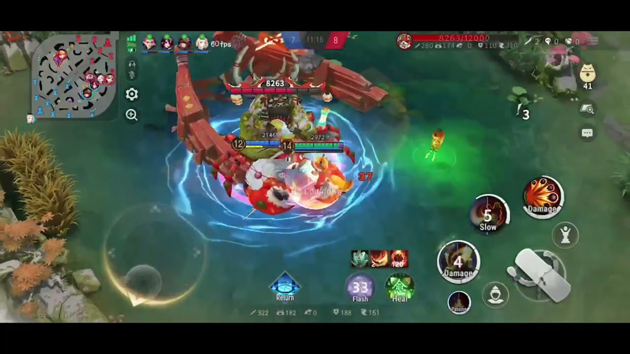 Onmyoji Arena Kanko Gameplay (the only mm i can play lol)