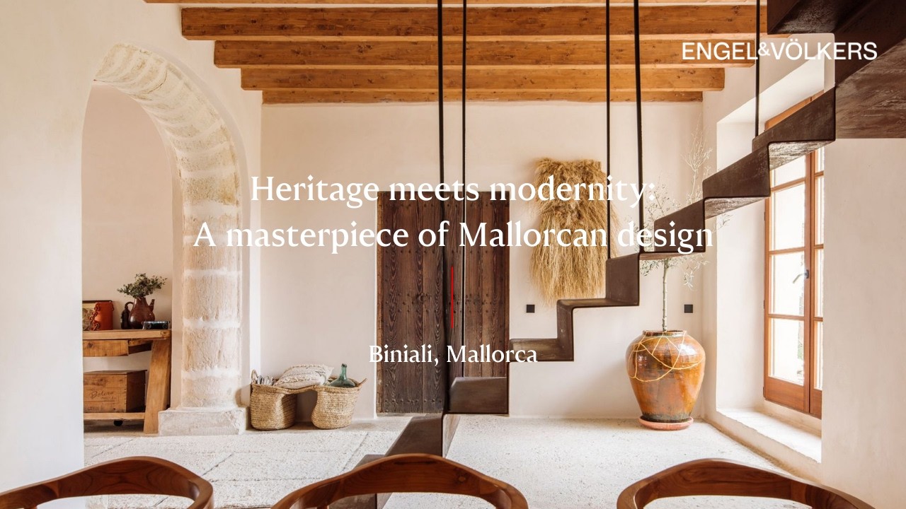 Heritage Meets Modernity - A Masterpiece of Mallorcan Design | Biniali, Mallorca