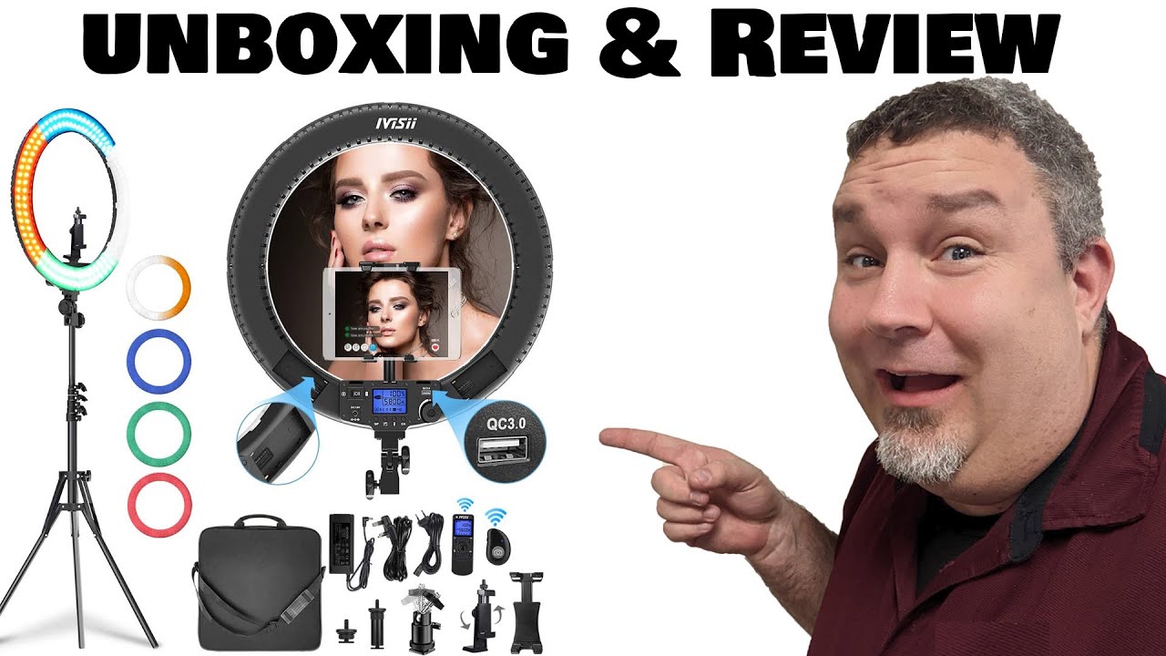 IVISII 19 inch Ring Light Unboxing & Review | IVISII Ring Light Amazon | Ring Light for Youtube