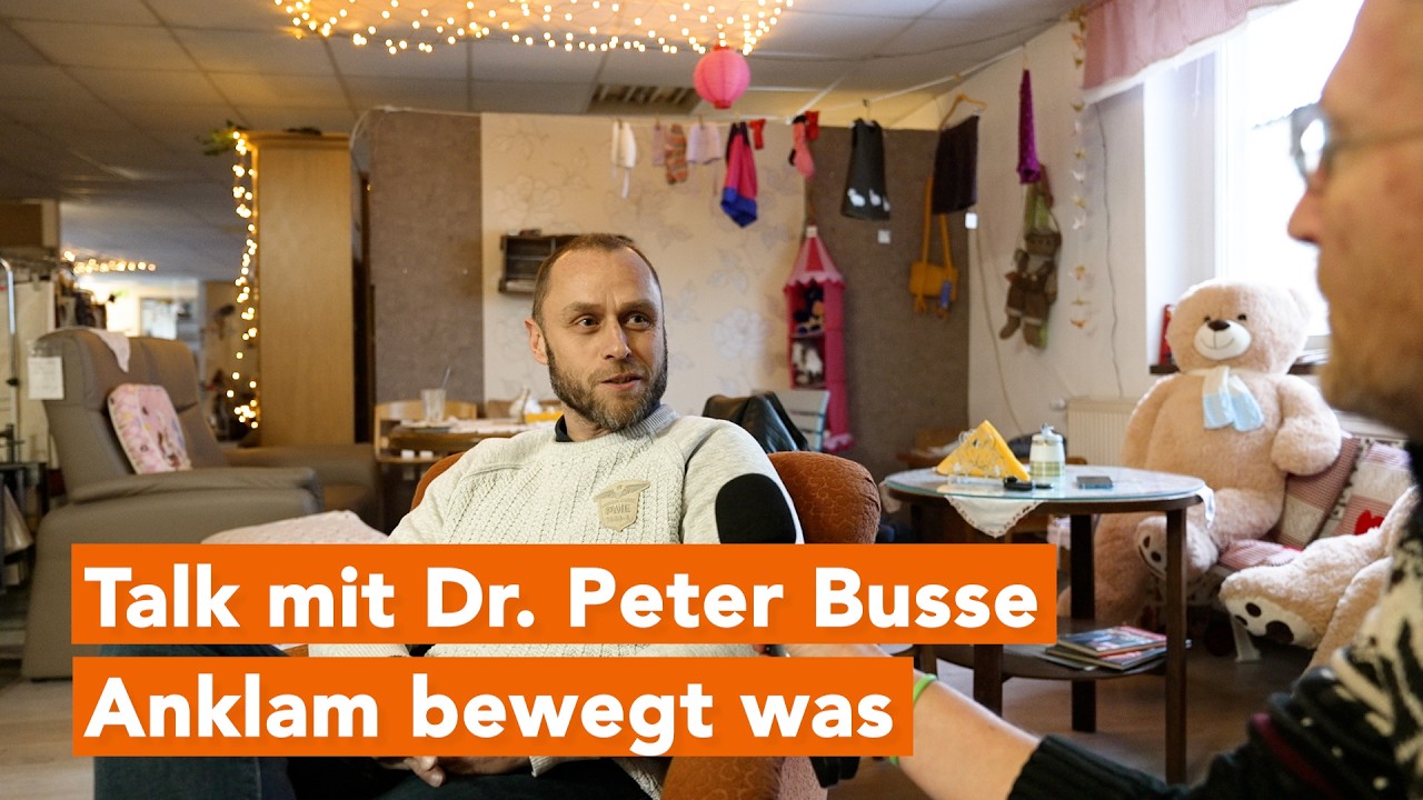 Dr. Peter Busse im Tortenbengel &ndash; Leuchtturmprojekt Anklam