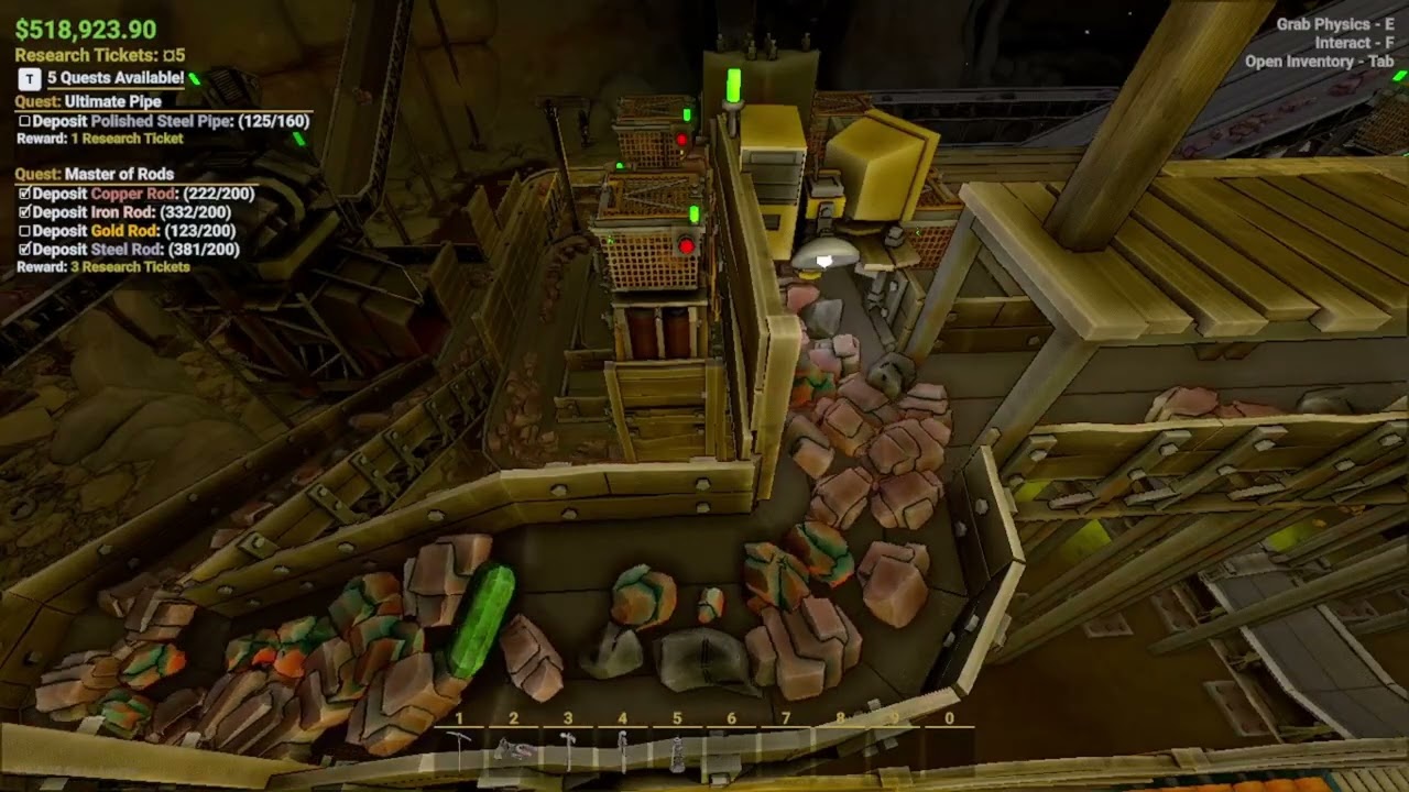 MineMogul 500 Ore/min Factory startup