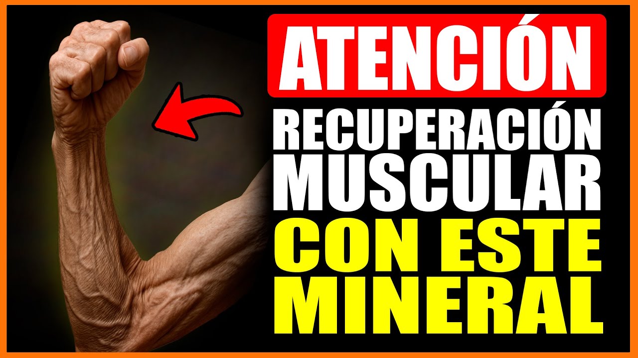 ¡MEJOR que PROTEÍNA! Este Mineral REVIVE tus MÚSCULOS Rápidamente Después de los 65