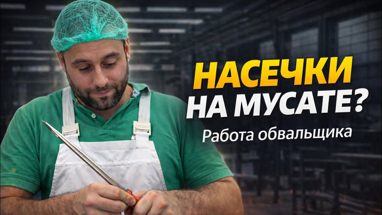 Зачем я делаю насечки на мусате? День обвальщика мяса в Германии 