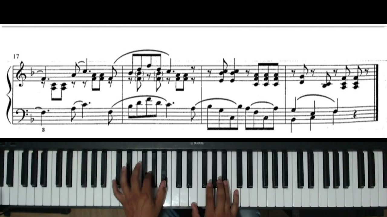 The Happy Farmer (Suzuki Piano Vol.2 No.3) c/metrónomo (70-100) y partitura