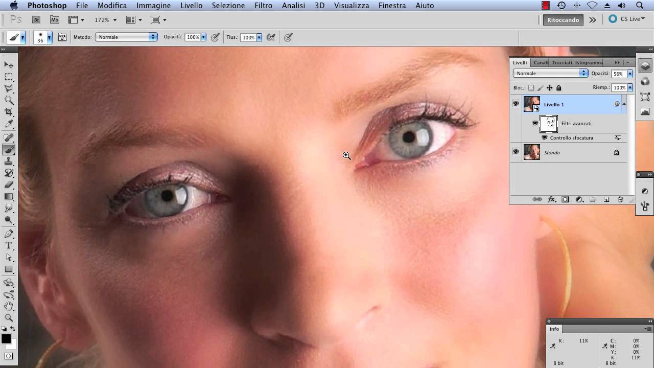 Effetto Flou su Ritratto - Video Tutorial Photoshop Italiano