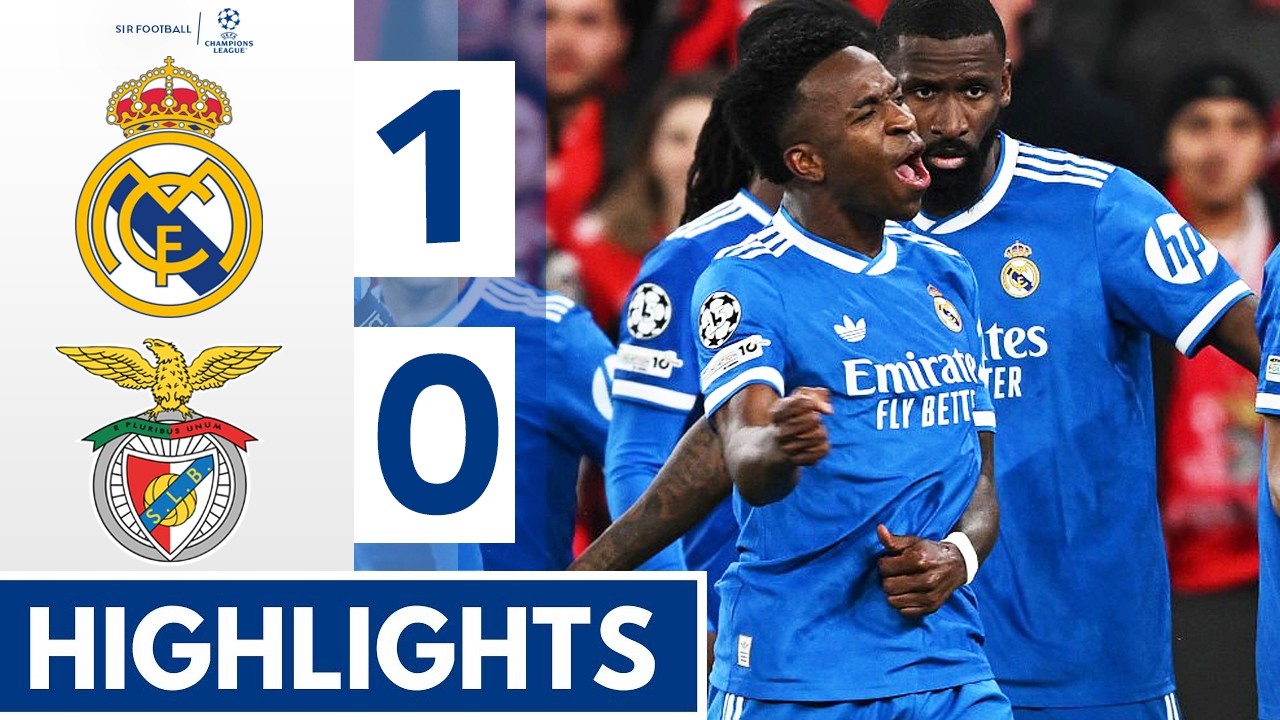 Benfica vs Real Madrid 0-1 &bull; Highlights & All Goals &bull; Vinicius Junior Goal