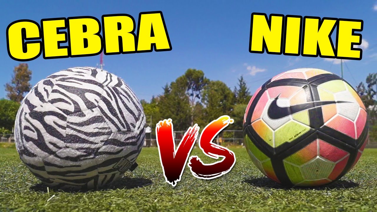 BALON NIKE VS BALON DE CEBRA - ¿Cual es MEJOR? / SORTEO Nike Hypervenom