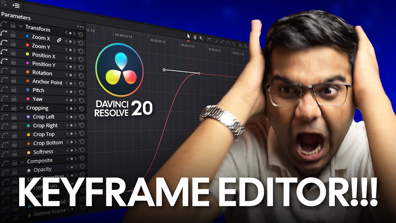 Game-Changing Keyframe Editor in DaVinci Resolve 20 | Complete Walkthrough