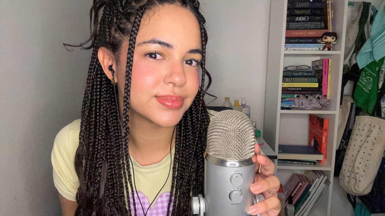 trying ASMR for the first time (with a blue yeti) | test my new mic with me ✨🩵