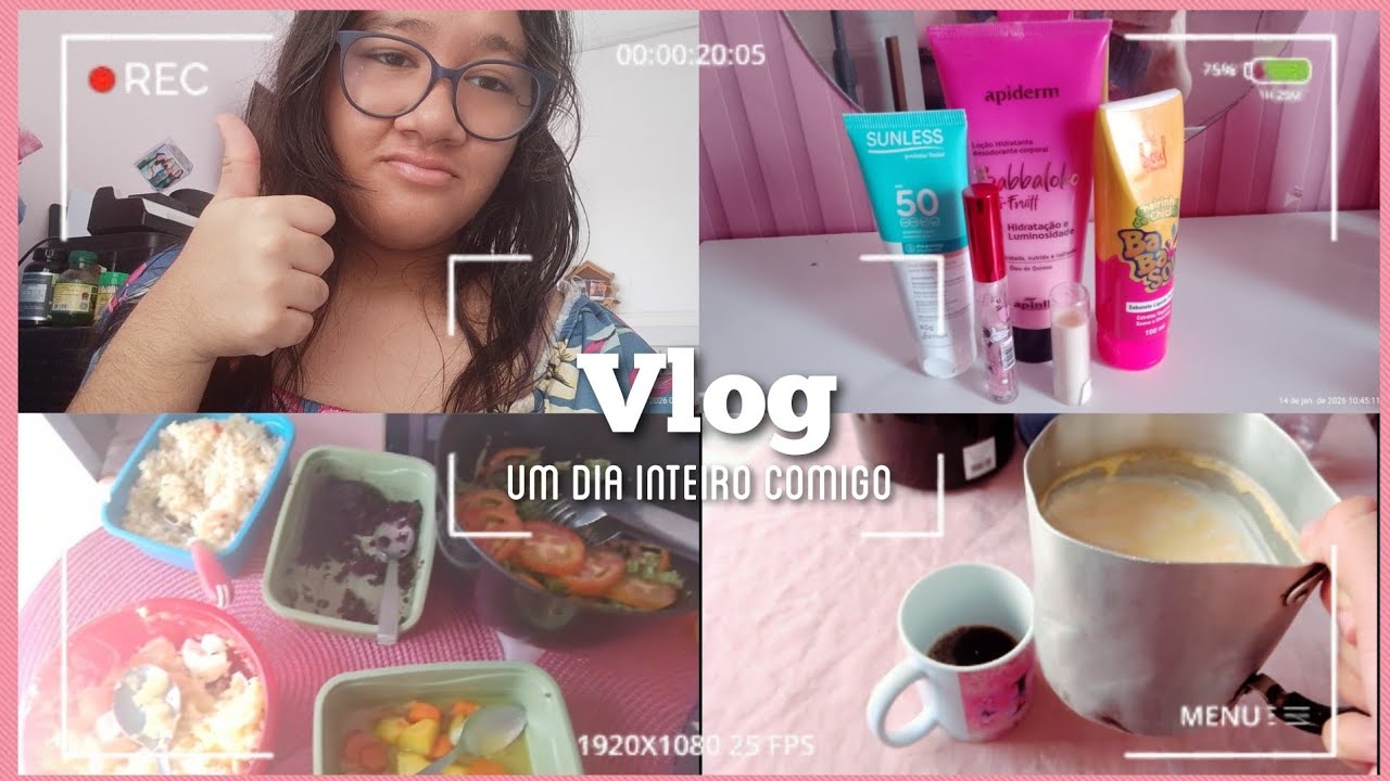 Um dia inteiro comigo | rotina real