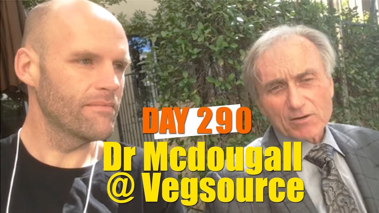 Dr McDougall!! An incredible day at Vegsource Expo  - Spud Fit Challenge day 290
