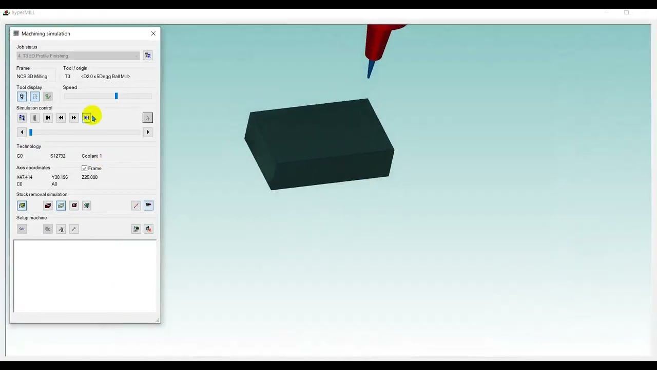 hyperMILL Tutorial-3D Profile Finishing