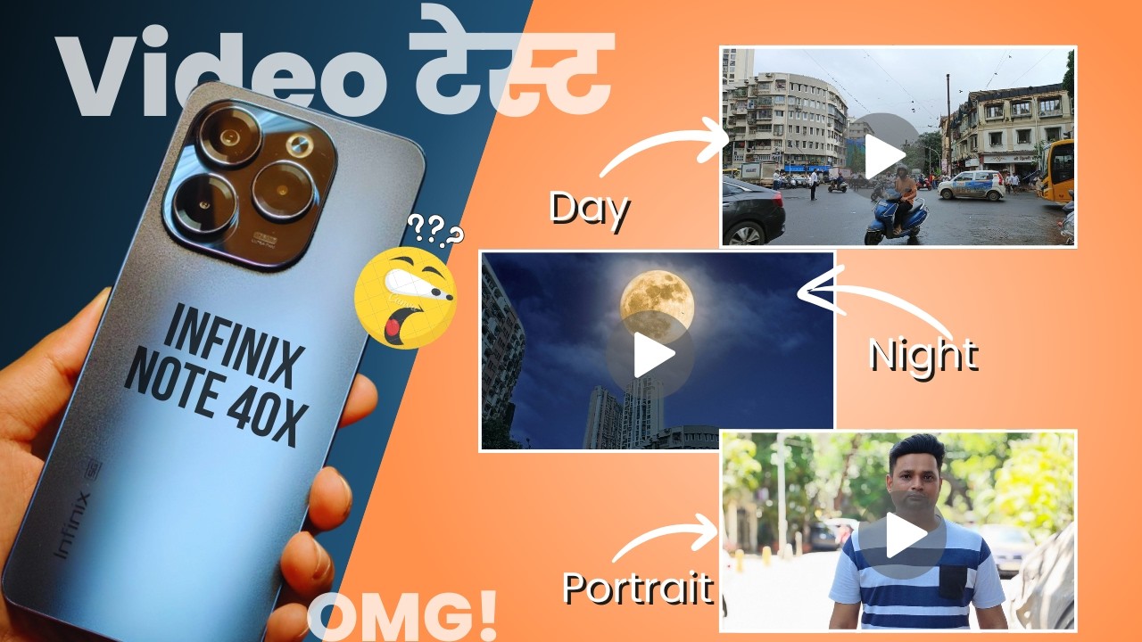 Infinix Note 40X 5G Video Camera Test Live ⚡ Zoom, Portrait, Night, Vlog, Shorts, Reels ⚡