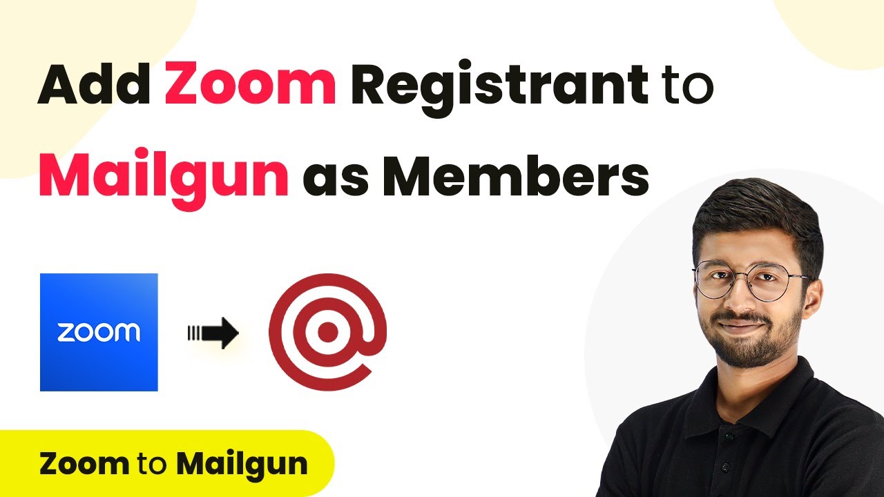 How to Add Zoom Registrant to Mailgun as Members | Zoom to Mailgun
