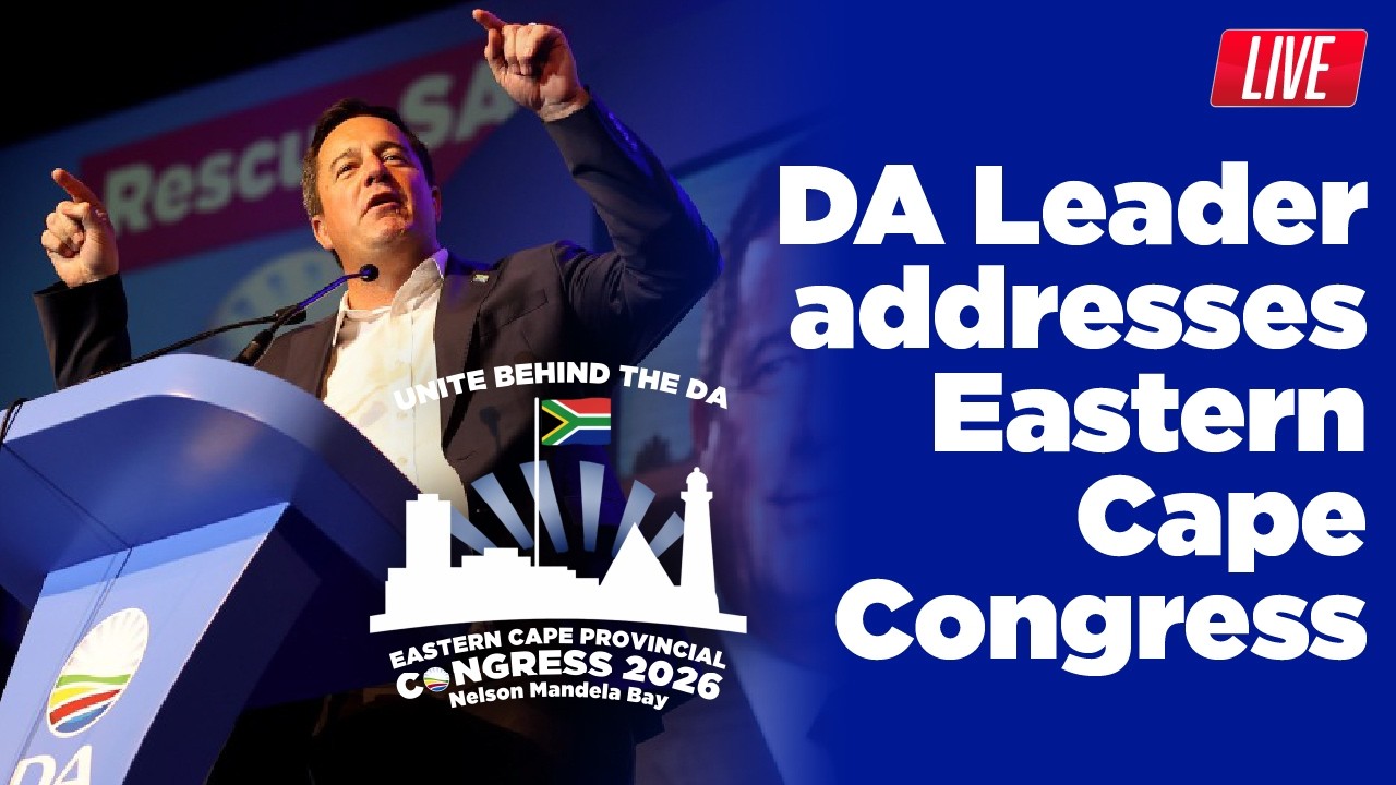 DA Leader Addresses Eastern Cape Provincial Congress 2026!