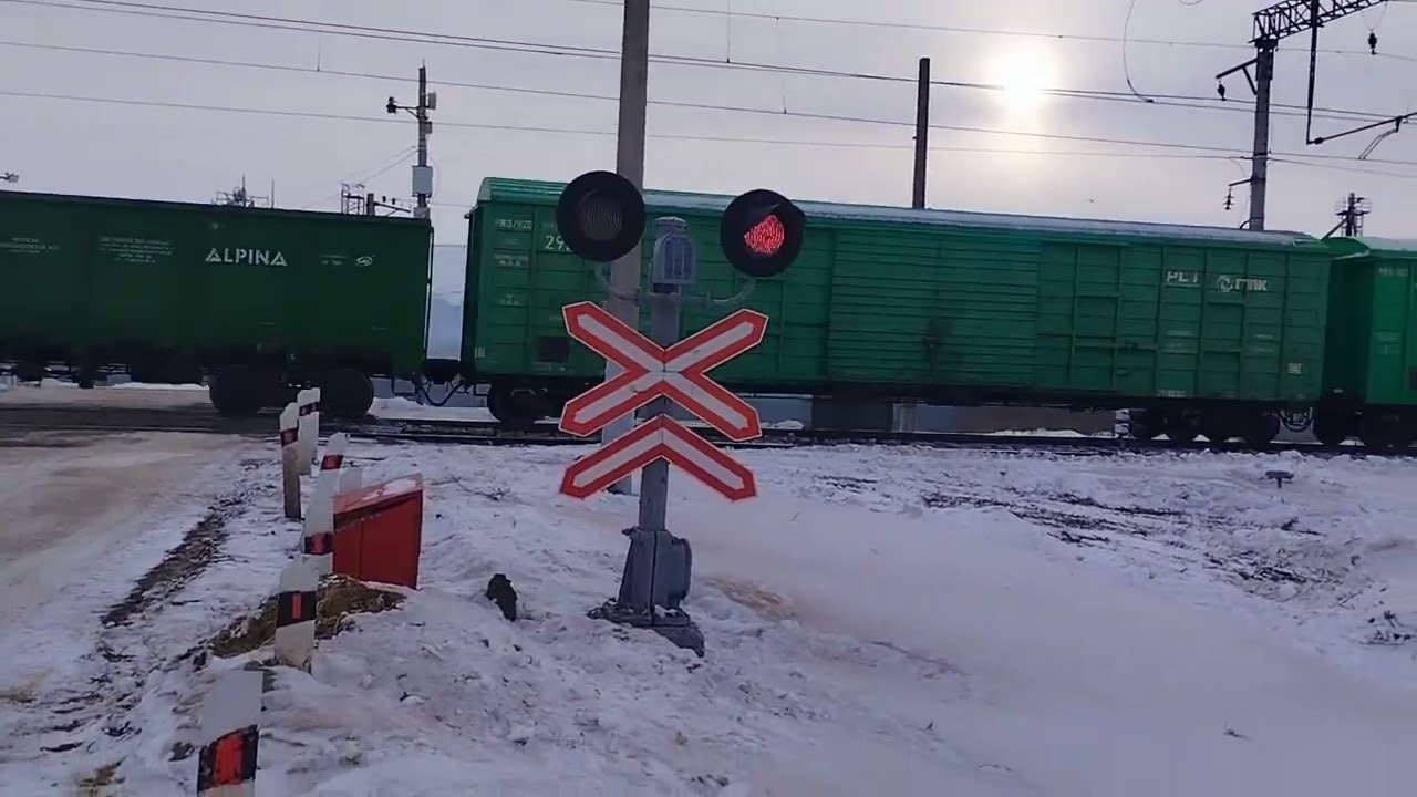 ЖД переезд в Заглядино| КБШЖД | Обзоры и поезда 