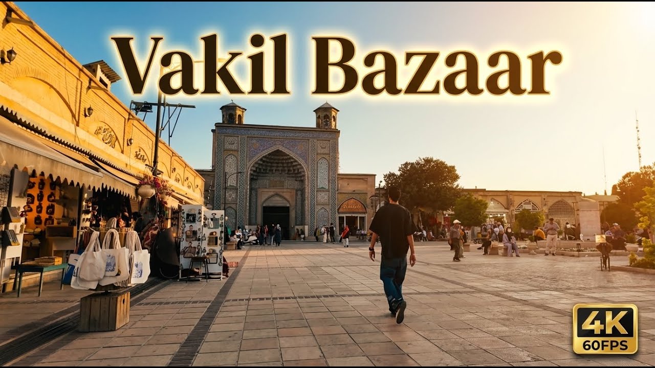Bazar-e Vekil Shiraz 2025 | بازار وکیل شیراز | Iran Travel 4K