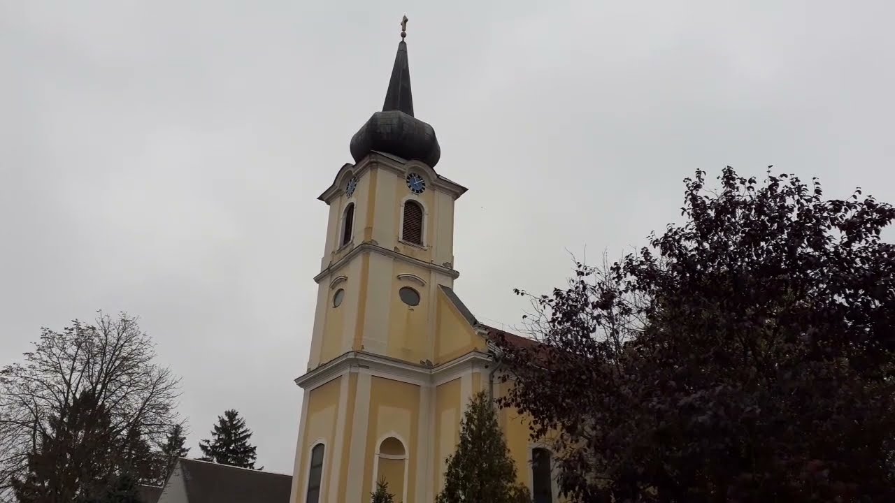 Dabas-Sári (H) Mária Mennybemenetele templom temetési harangszó 2020. November 4.