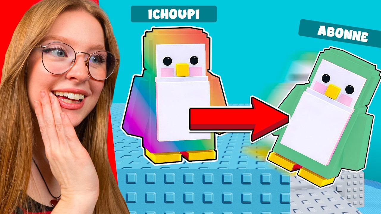 J'ai POUSSÉ mes abonnés en Pingouin sur Roblox !