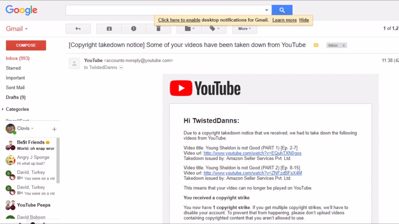 False Copyright Strikes on my 