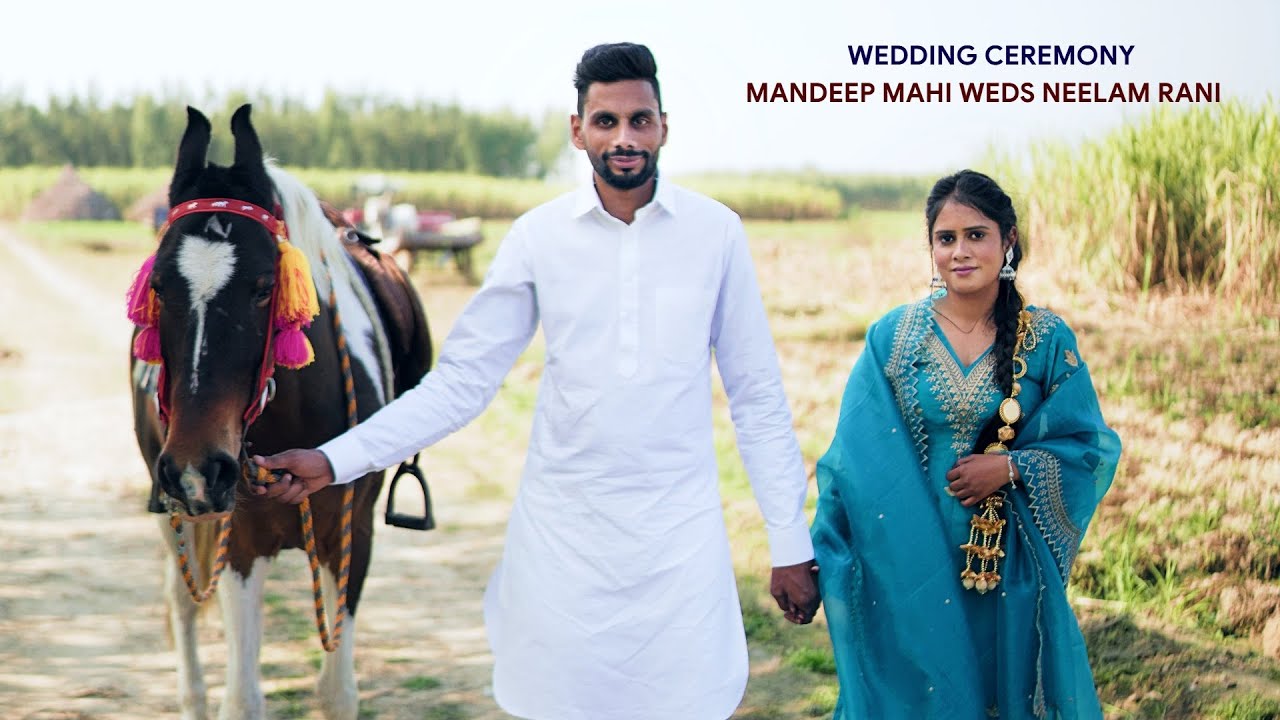 WEDDING CEREMONY ** MANDEEP MAHI WITH NEELAM RANI ** OPEN PUNJABI GOLD 9056650051