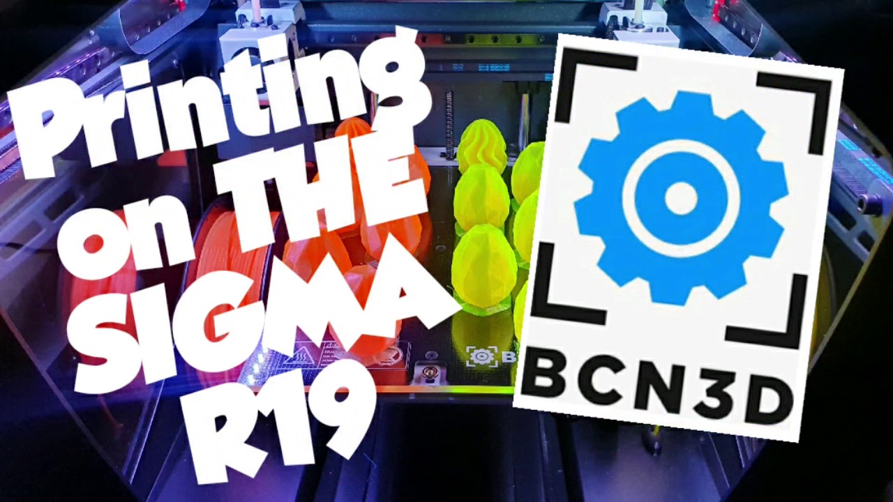 Erste Versuche mit dem BCN3D Sigma R19...