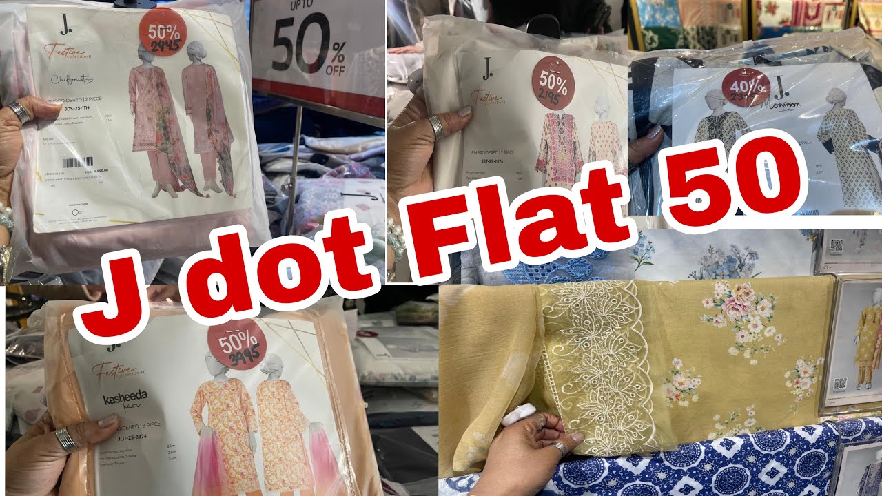 Junaid Jamshed Flat 50 Summer % Sale